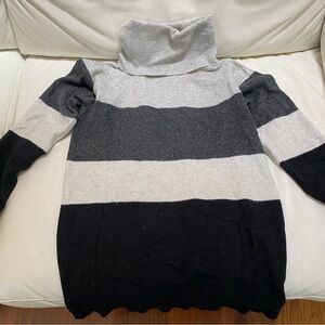 Lucky Brand Striped Turtleneck Sweater